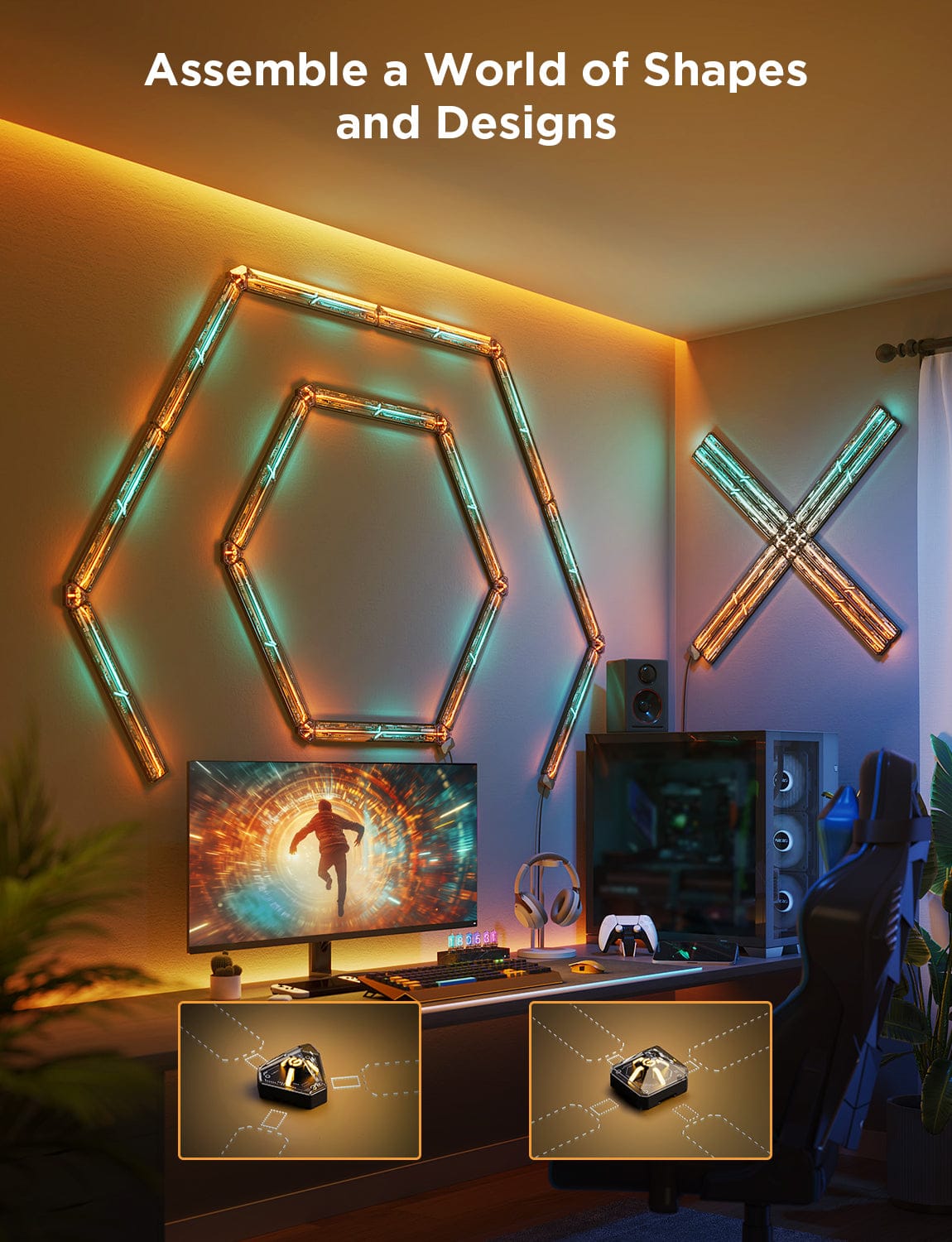 GOVEE GAMING stenska svetilka - razširitveni komplet 6974316990444