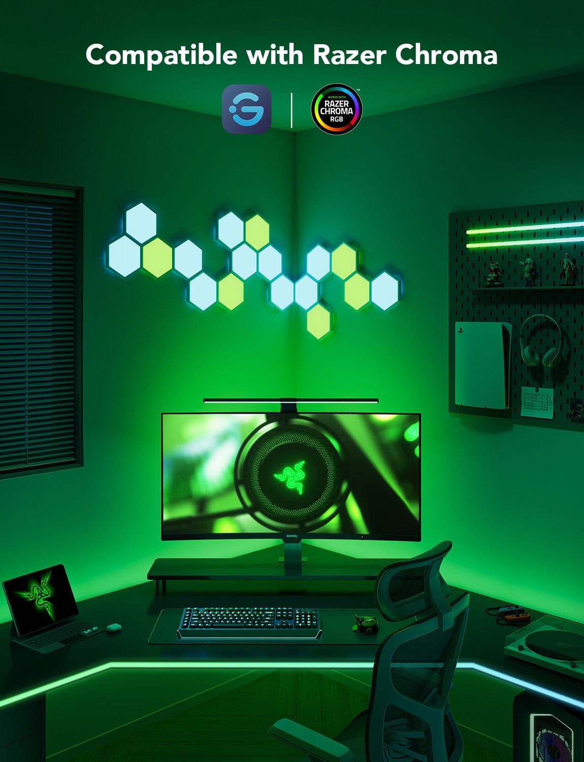 GOVEE GAMING svetlobni trak G1 - POŠKODOVANA EMBALAŽA 3200000006126