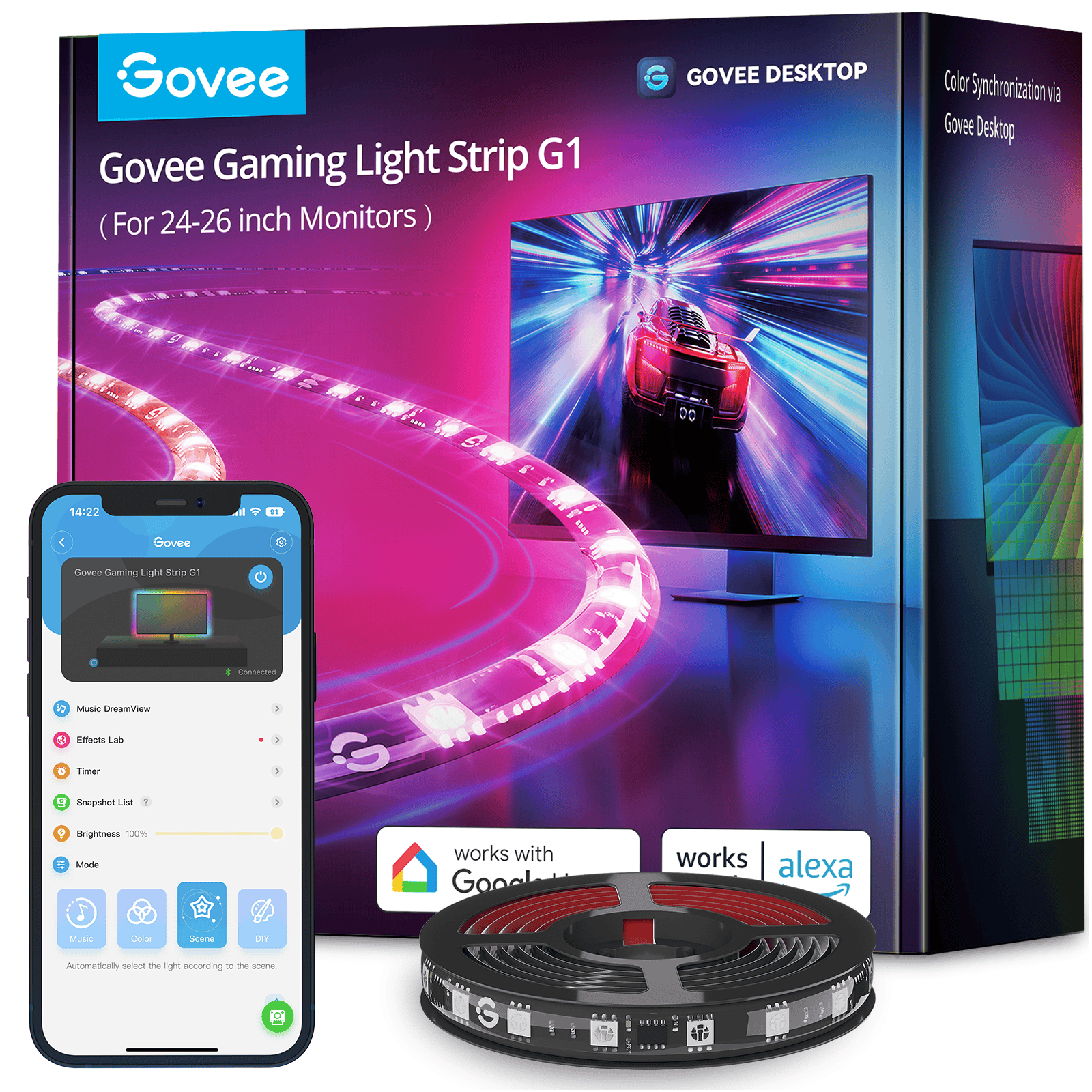 GOVEE GAMING svetlobni trak G1 - POŠKODOVANA EMBALAŽA 3200000006126