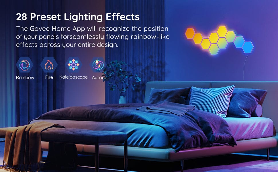 GOVEE GLIDE HEXA LIGHT PANELS - 10 PACK - POŠKODOVANA EMBALAŽA 3200000006058