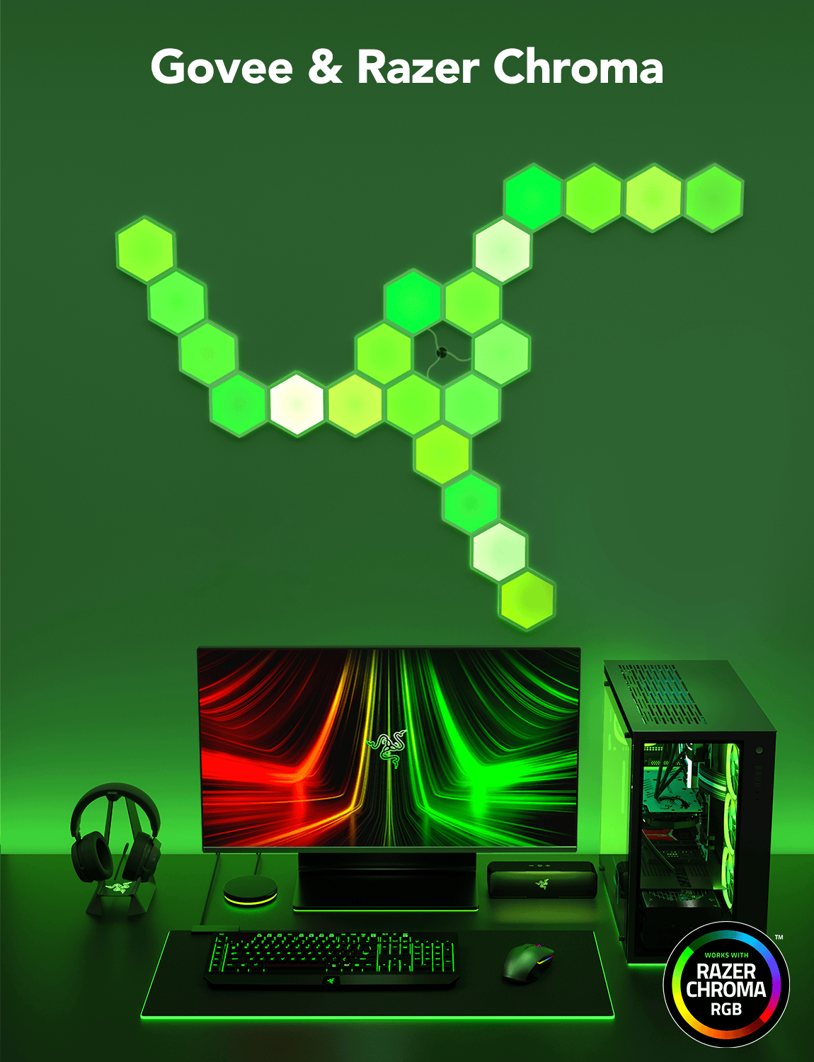 GOVEE GLIDE HEXAGON razširitveni paket - 2 panela 6974316994466
