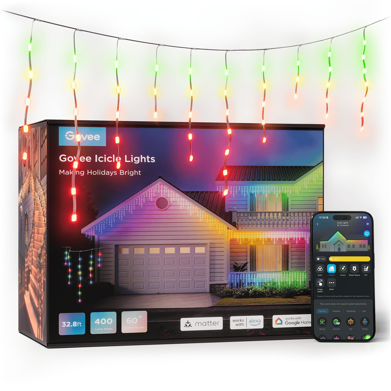 GOVEE Icicle Lights 10m 6974316990215