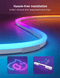 GOVEE NEON ROPE LIGHT 2 sponke bele 5 kosov 6974316999393