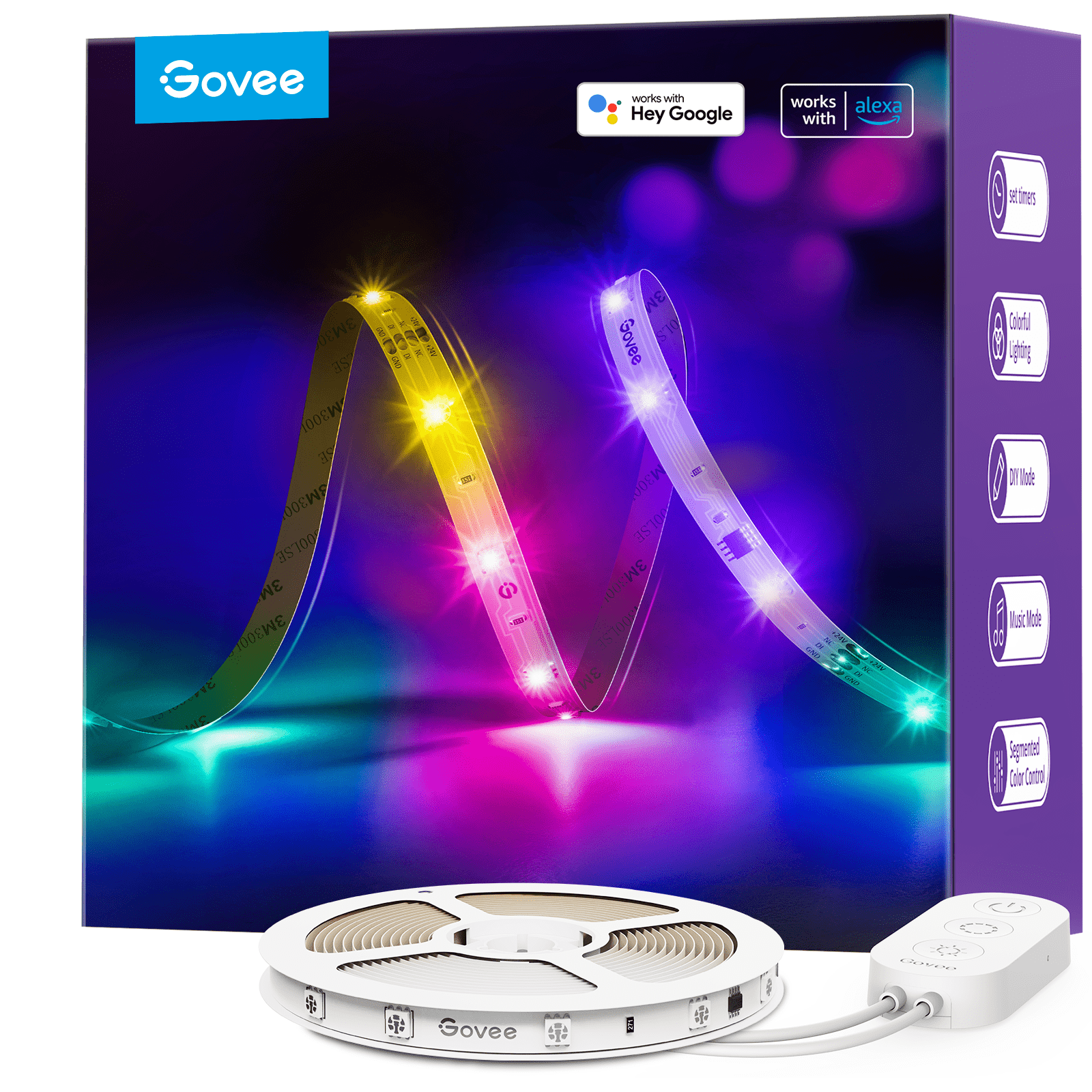 GOVEE RGBIC Basic Wi-Fi + Bluetooth LED trak 5 m 6974316992950