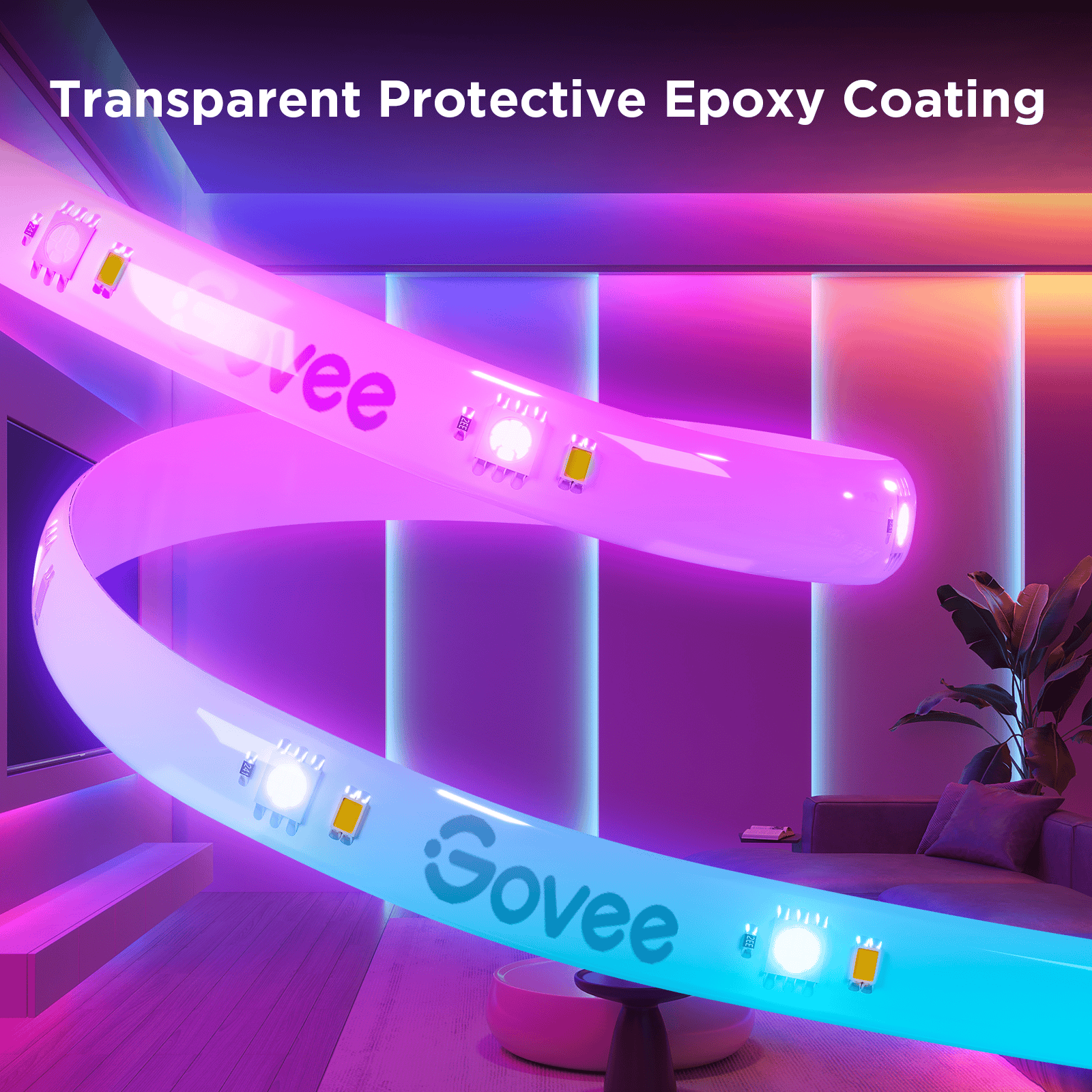 GOVEE RGBIC svetlobni trak S 10 m - POŠKODOVANA EMBALAŽA 3200000006133
