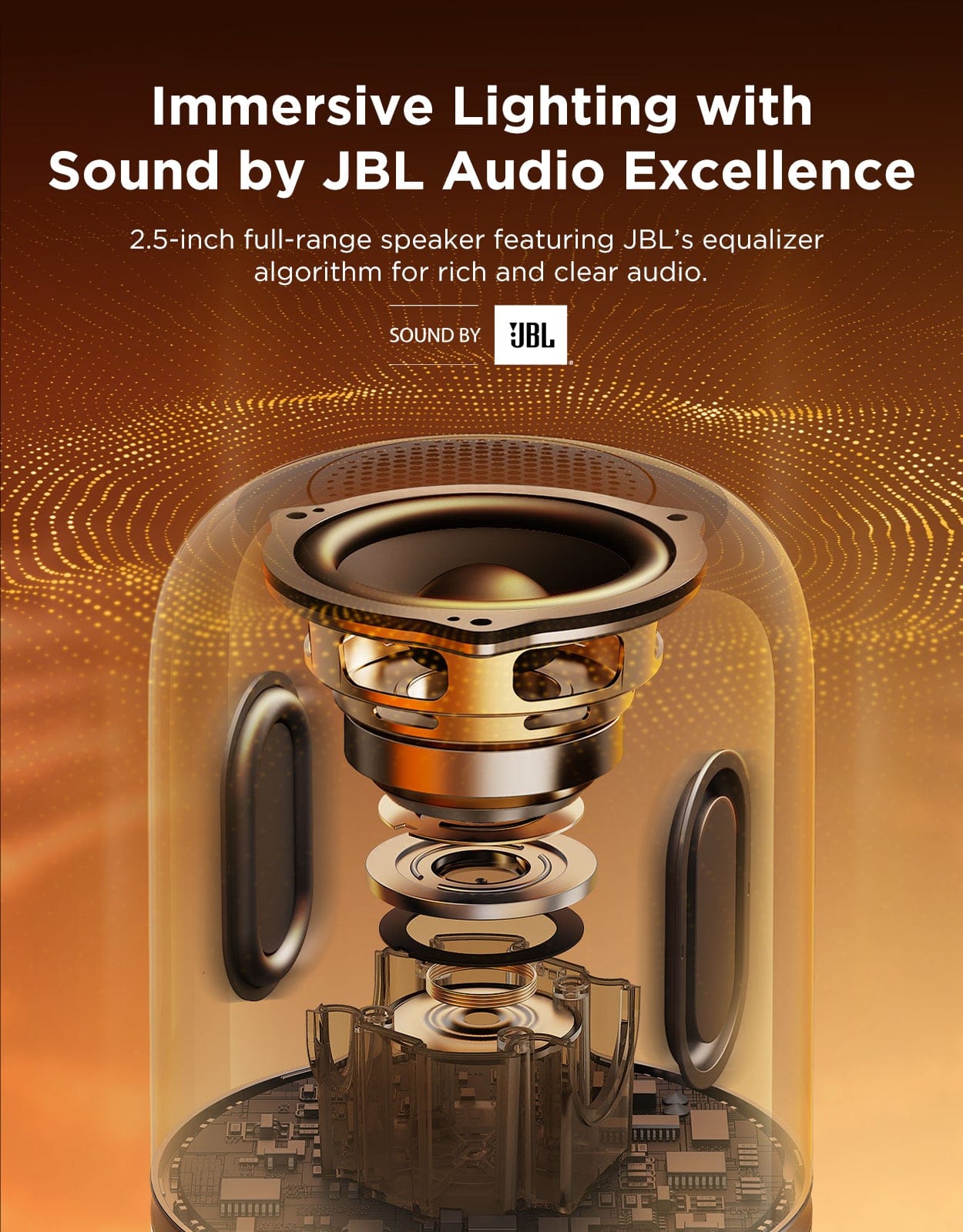 GOVEE RGBICWW namizna svetilka 2 PRO z zvočnikom SOUND BY JBL 6974316990246