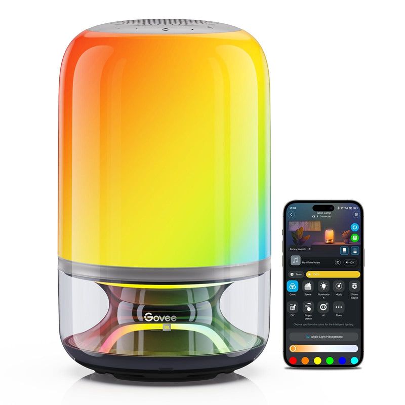 GOVEE RGBICWW namizna svetilka 2 PRO z zvočnikom SOUND BY JBL 6974316990246