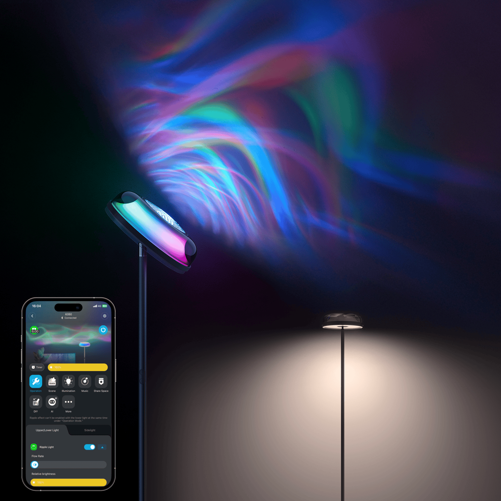 GOVEE RGBWW + RGBIC + WW UPLIGHTER talna svetilka 6974316995968