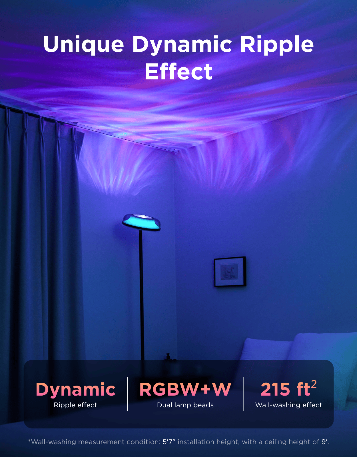 GOVEE RGBWW + RGBIC + WW UPLIGHTER talna svetilka 6974316995968