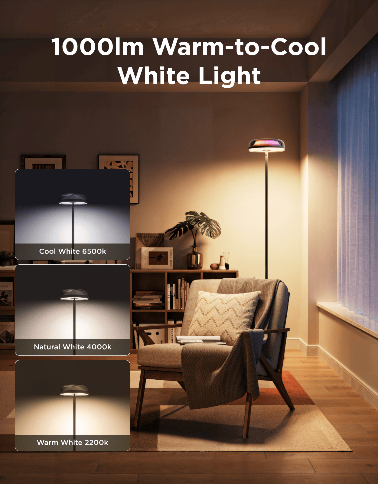 GOVEE RGBWW + RGBIC + WW UPLIGHTER talna svetilka 6974316995968