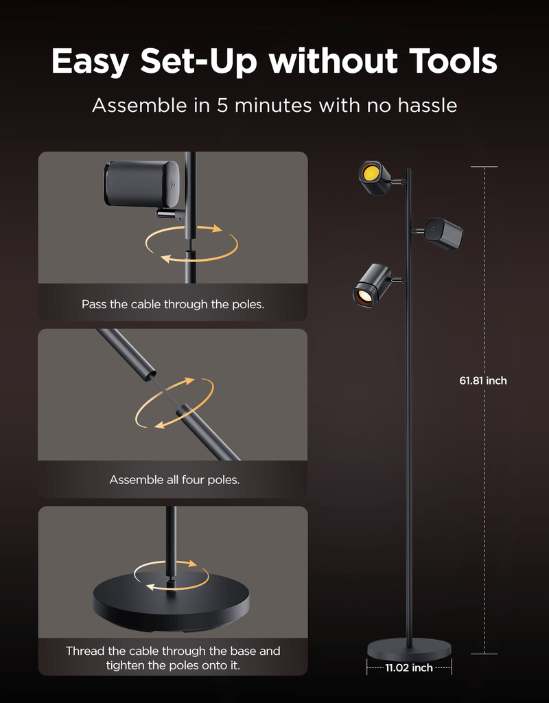 GOVEE RGBWW TREE talna svetilka 6974316990253