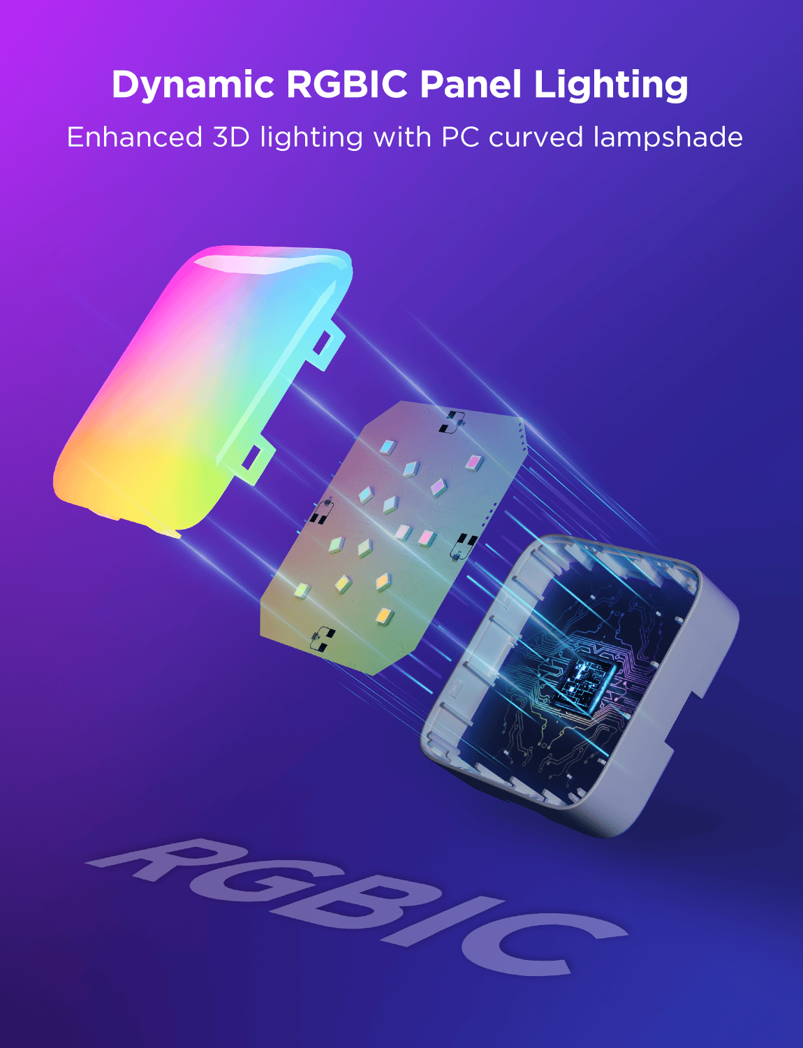 GOVEE SMART MINI PANEL LIGHTS razširitveni komplet - 6 panelov 6974316995920