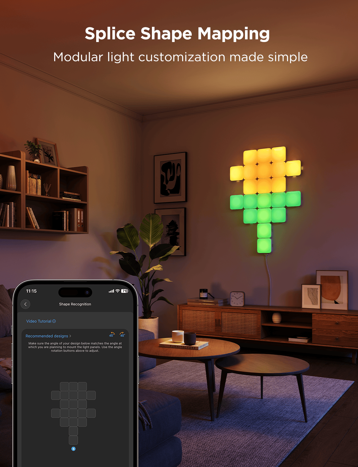 GOVEE SMART MINI PANEL LIGHTS razširitveni komplet - 6 panelov 6974316995920