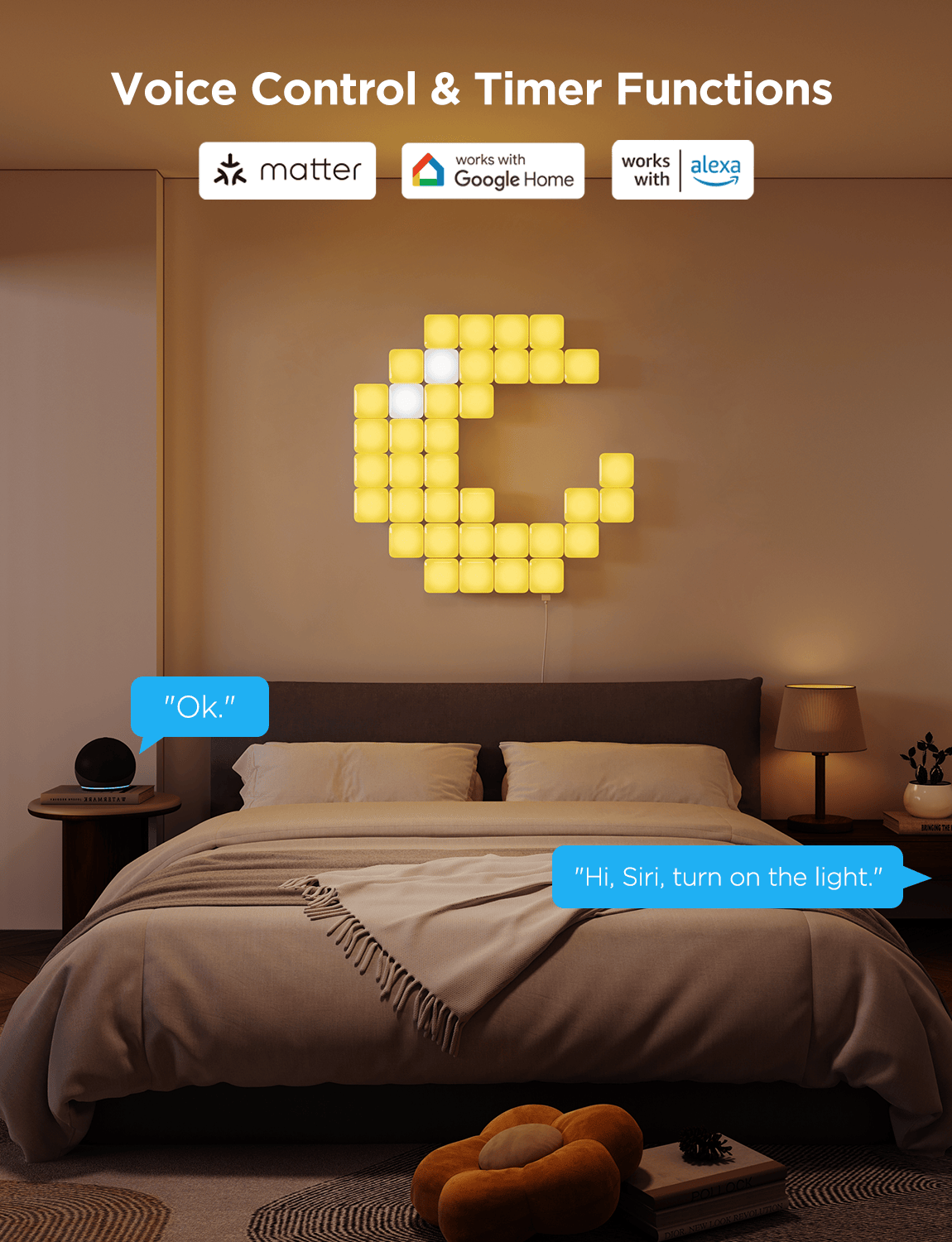 GOVEE SMART MINI PANEL LIGHTS razširitveni komplet - 6 panelov 6974316995920