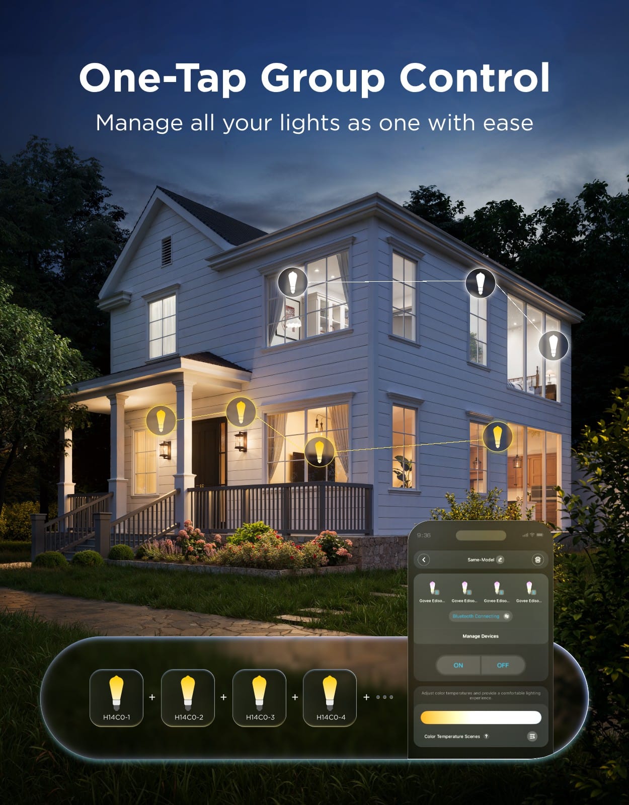 GOVEE ST19 SMART EDISON BULB E27 žarnica 6974316992448