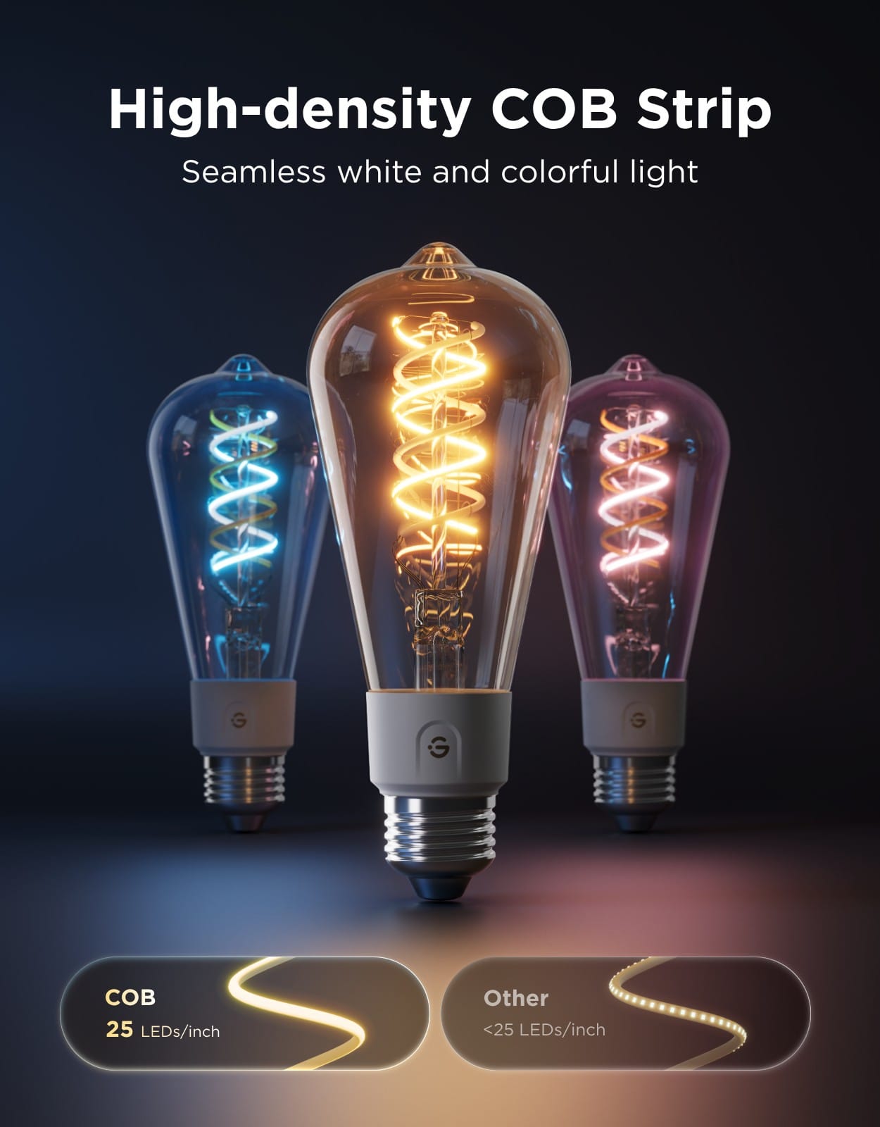 GOVEE ST19 SMART EDISON BULB E27 žarnica 6974316992448