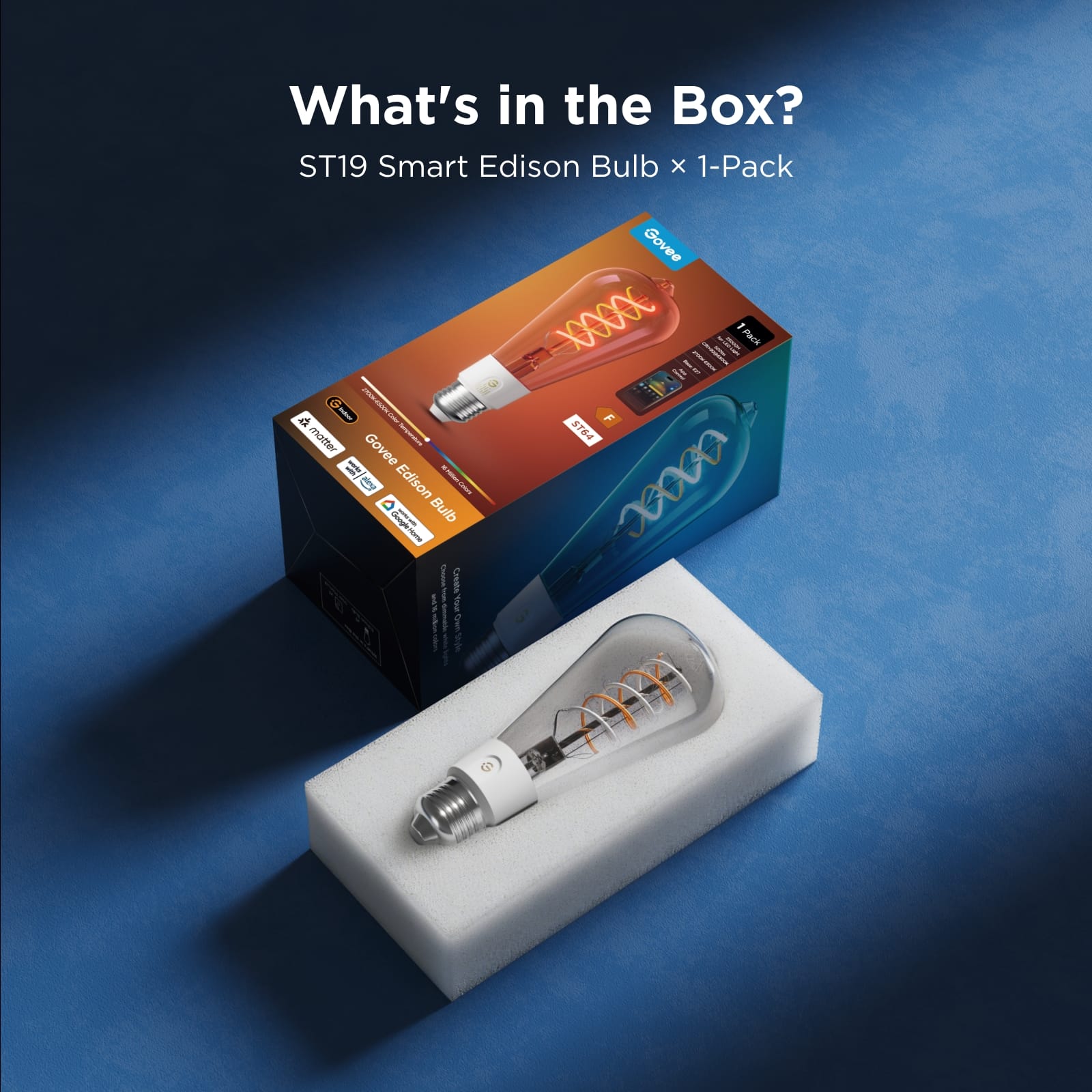 GOVEE ST19 SMART EDISON BULB E27 žarnica 6974316992448