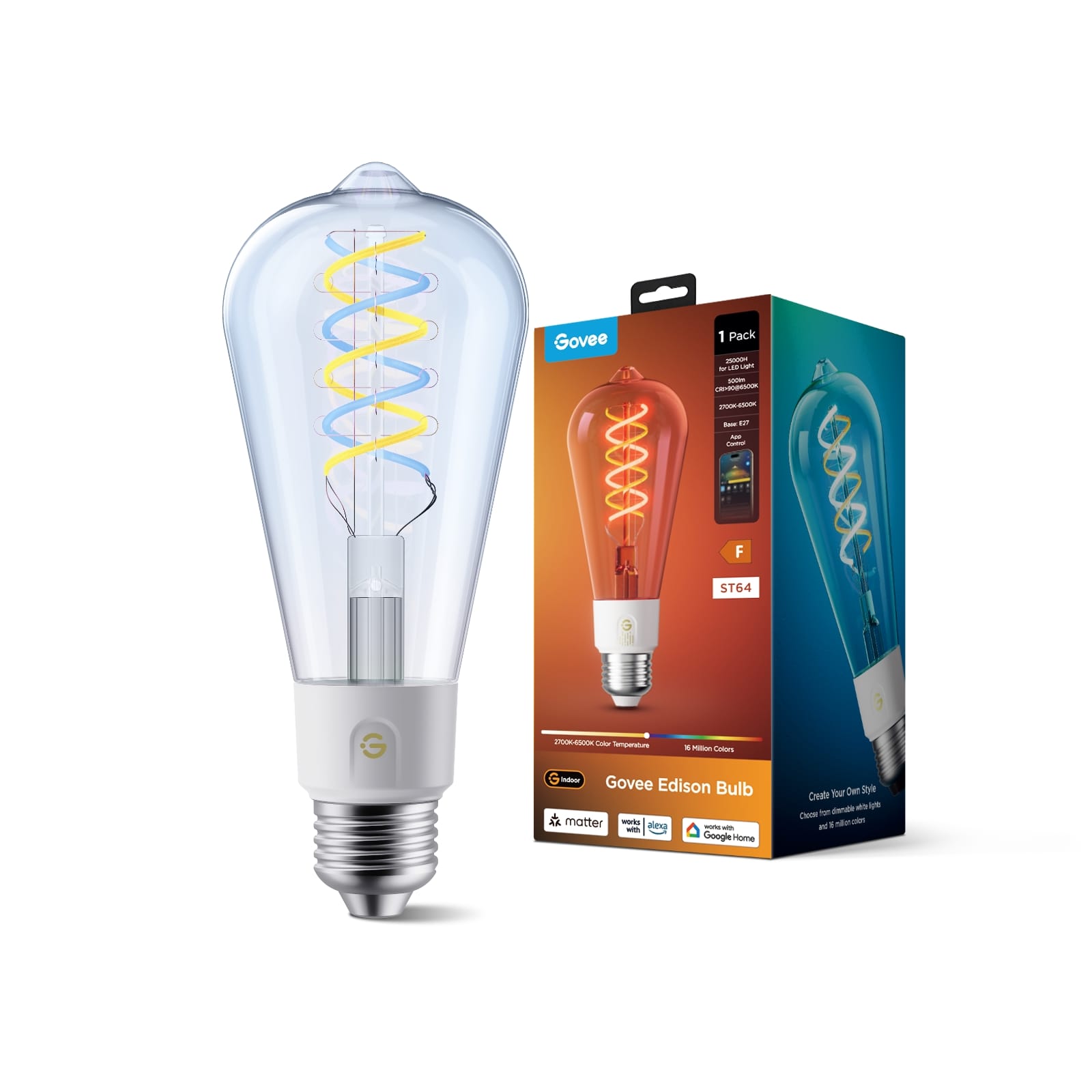GOVEE ST19 SMART EDISON BULB E27 žarnica 6974316992448