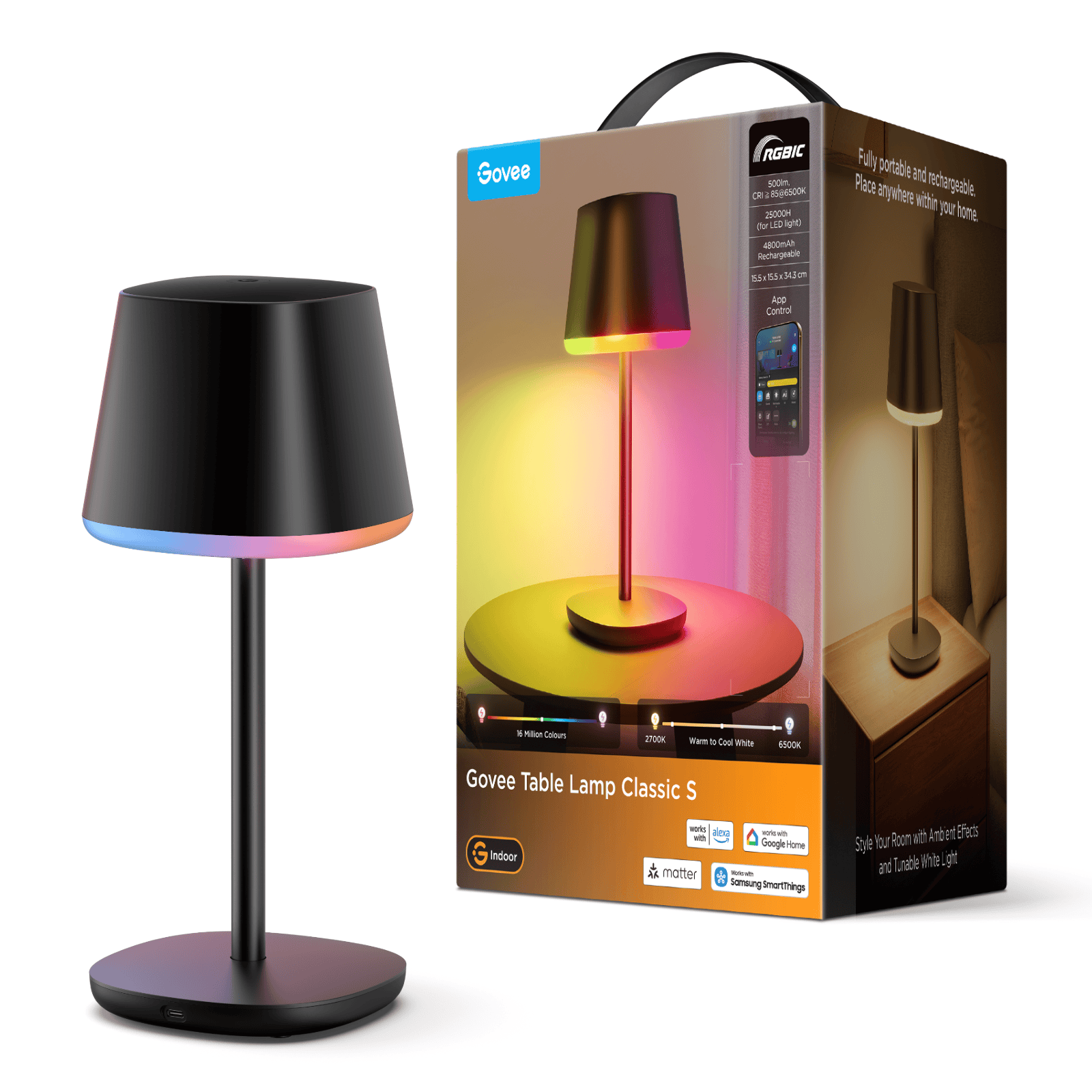 GOVEE TABLE LAMP WITH BATTERY 6974316991458