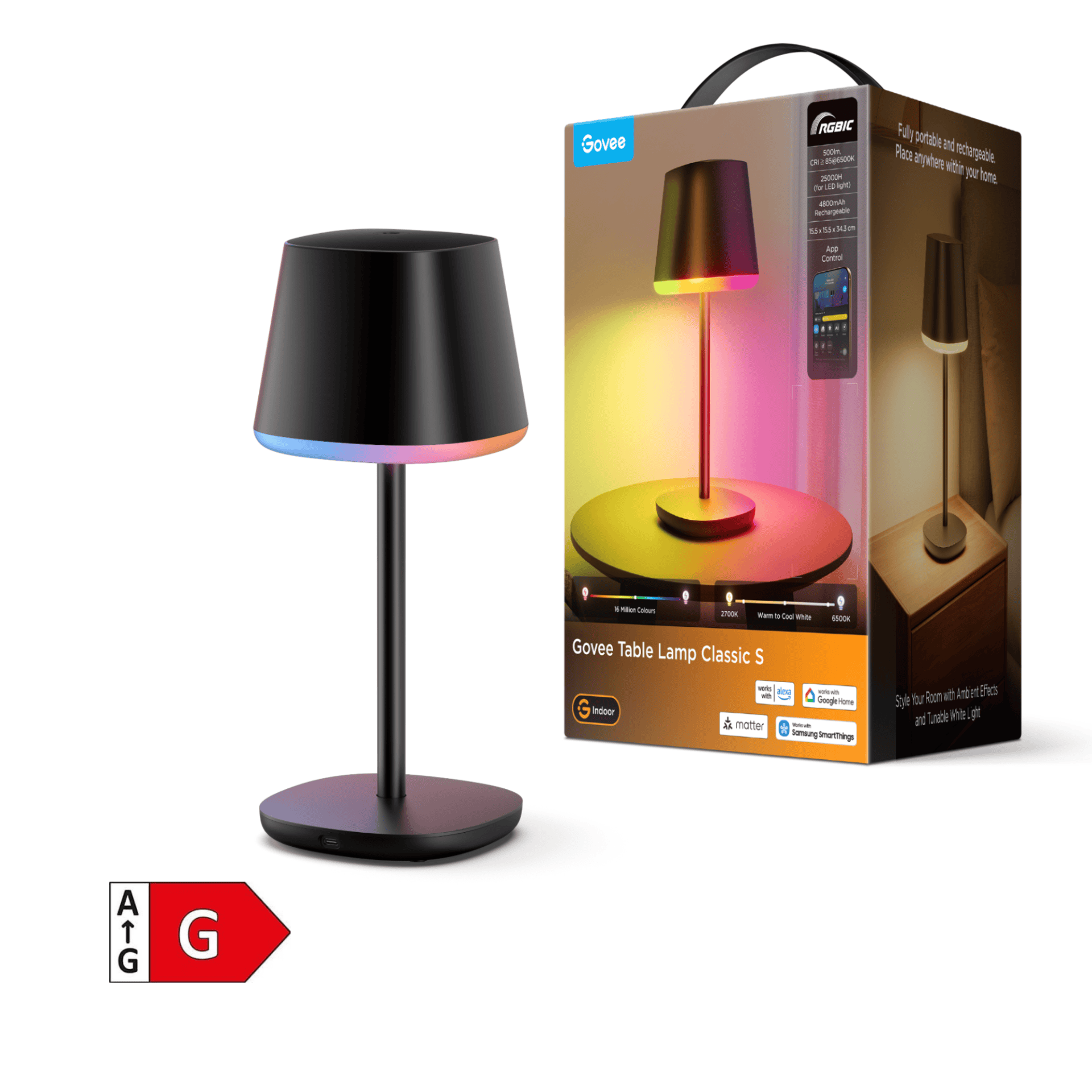 GOVEE TABLE LAMP WITH BATTERY 6974316991458