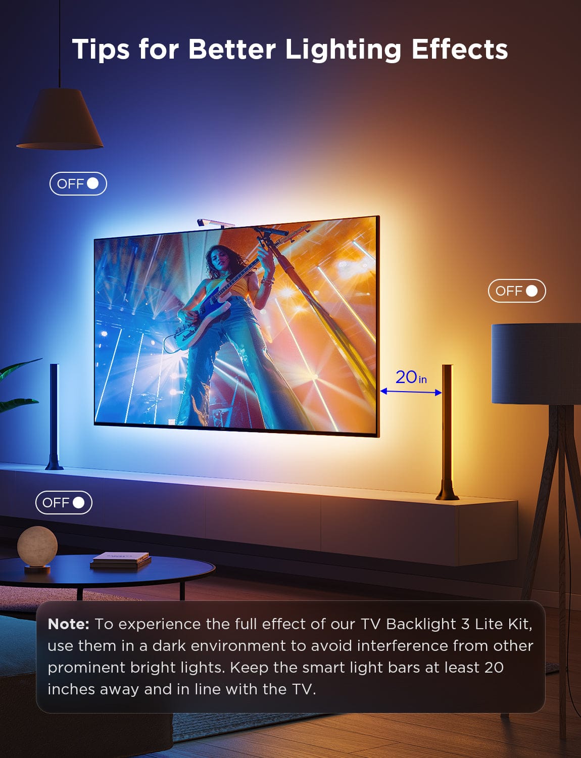 GOVEE TV osvetlitev ozadja 3 Lite Kit - POŠKODOVANA EMBALAŽA 3200000006140