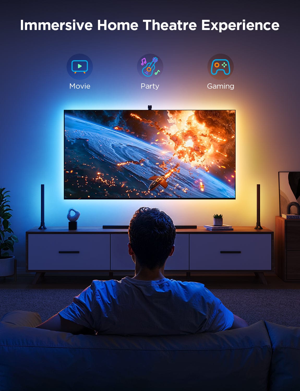 GOVEE TV osvetlitev ozadja 3 Lite Kit - POŠKODOVANA EMBALAŽA 3200000006140