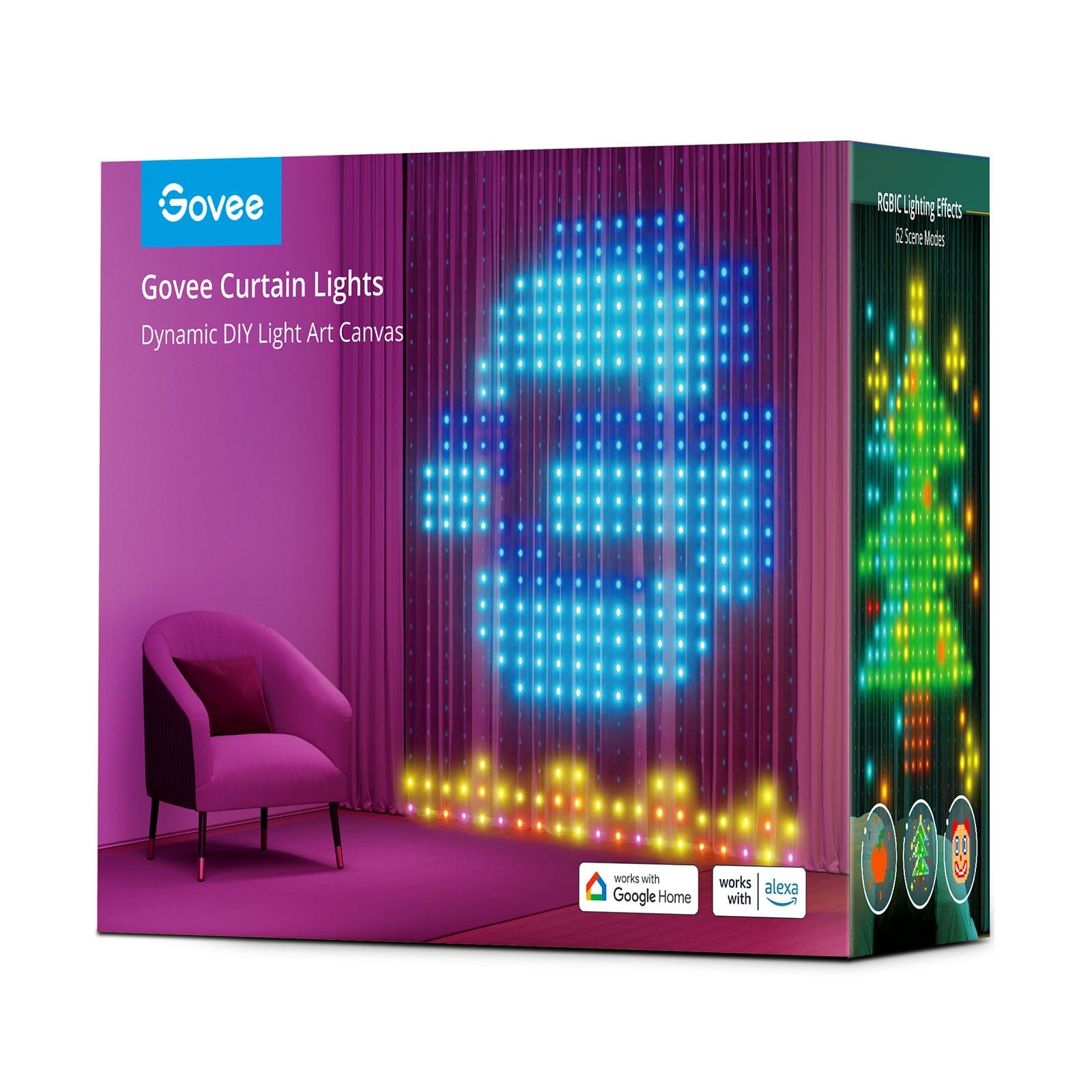 GOVEE zavesne luči 1,5 x 2 m - POŠKODOVANA EMBALAŽA 3200000006119