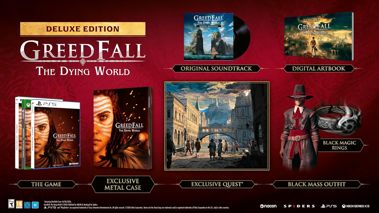 Greedfall: The Dying World - Deluxe Edition (Playstation 5) 3665962034561
