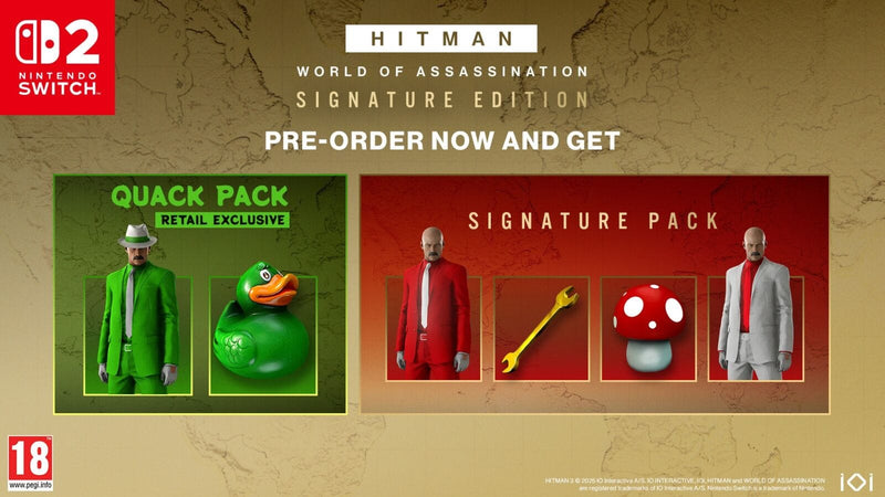 HITMAN WORLD OF ASSASSINATION - SIGNATURE EDITION (Nintendo Switch 2) 884095223335