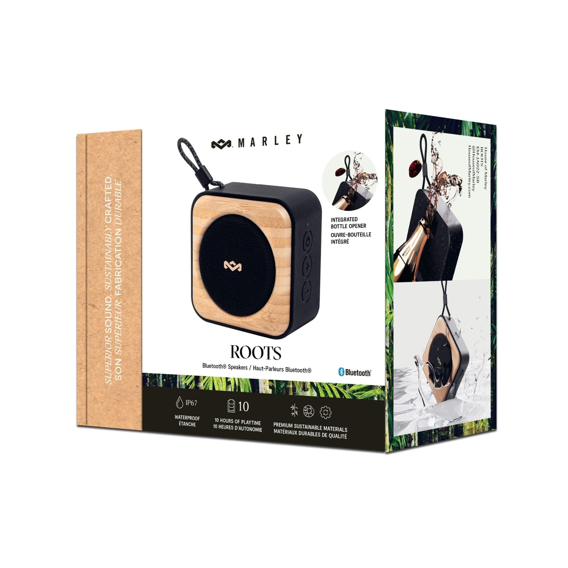 HOUSE OF MARLEY ROOTS BT SPEAKER SIGNATURE BLACK 846885011423
