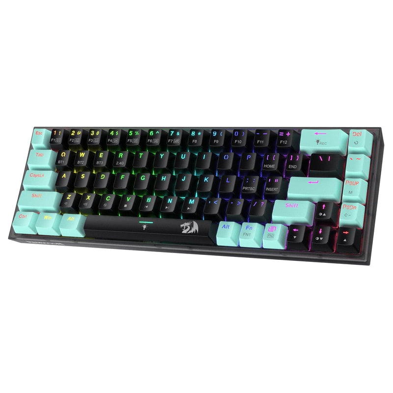 KEYBOARD - REDRAGON CASTOR PRO K631RGB-BG WIRED/WIRELESS 6950376715333