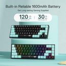 KEYBOARD - REDRAGON CASTOR PRO K631RGB-BG WIRED/WIRELESS 6950376715333