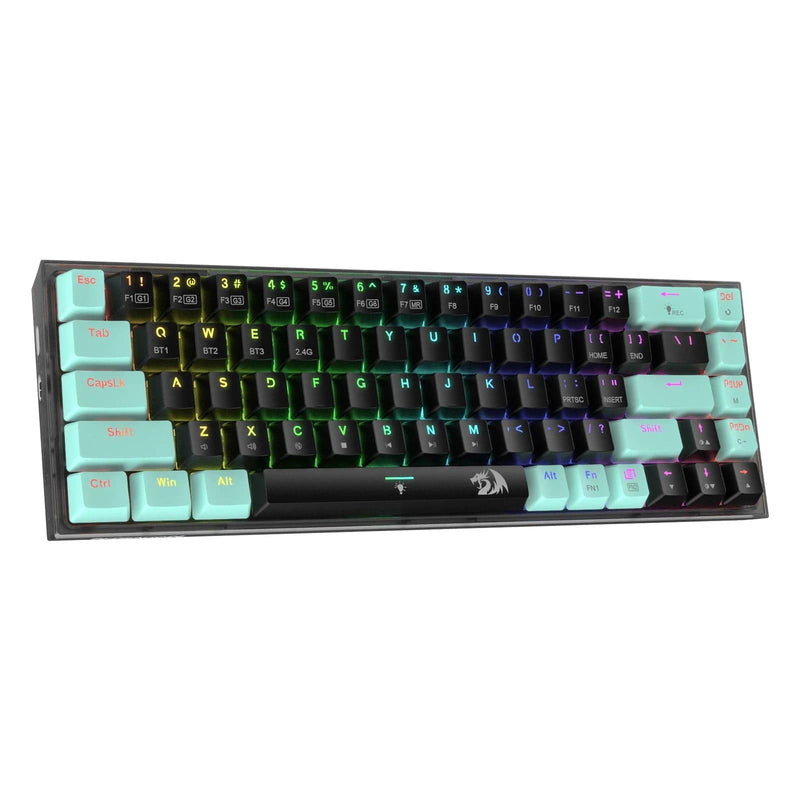 KEYBOARD - REDRAGON CASTOR PRO K631RGB-BG WIRED/WIRELESS 6950376715333