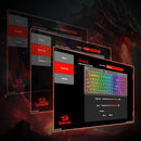 KEYBOARD - REDRAGON SHIVA PRO K515-RGB brezžična membranska tipkovnica 6950376726155