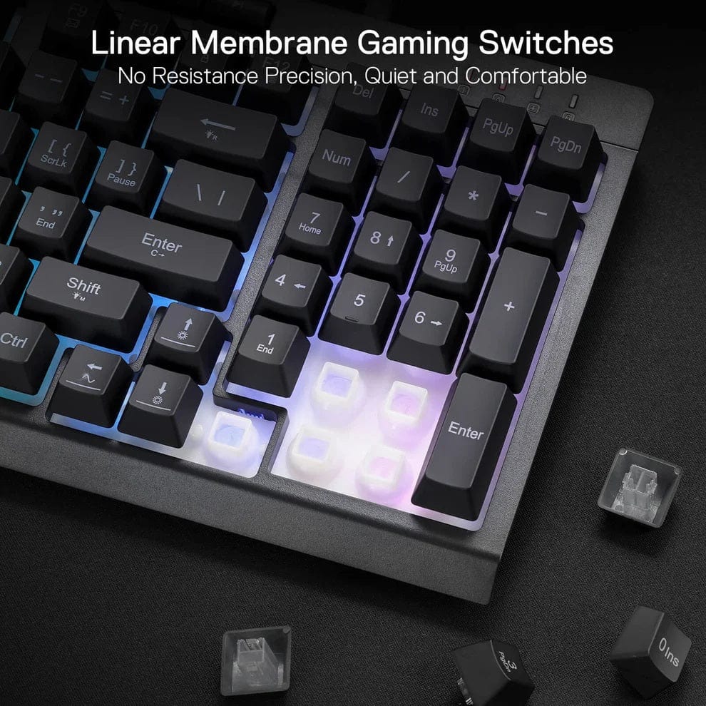 KEYBOARD - REDRAGON SHIVA PRO K515-RGB brezžična membranska tipkovnica 6950376726155