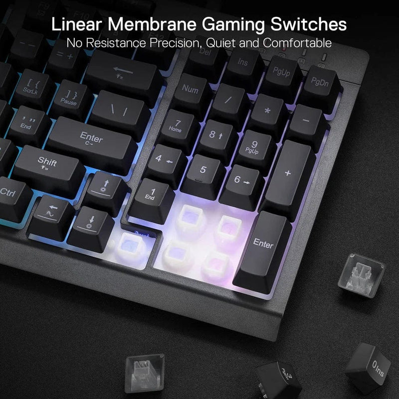 KEYBOARD - REDRAGON SHIVA PRO K515-RGB brezžična membranska tipkovnica 6950376726155