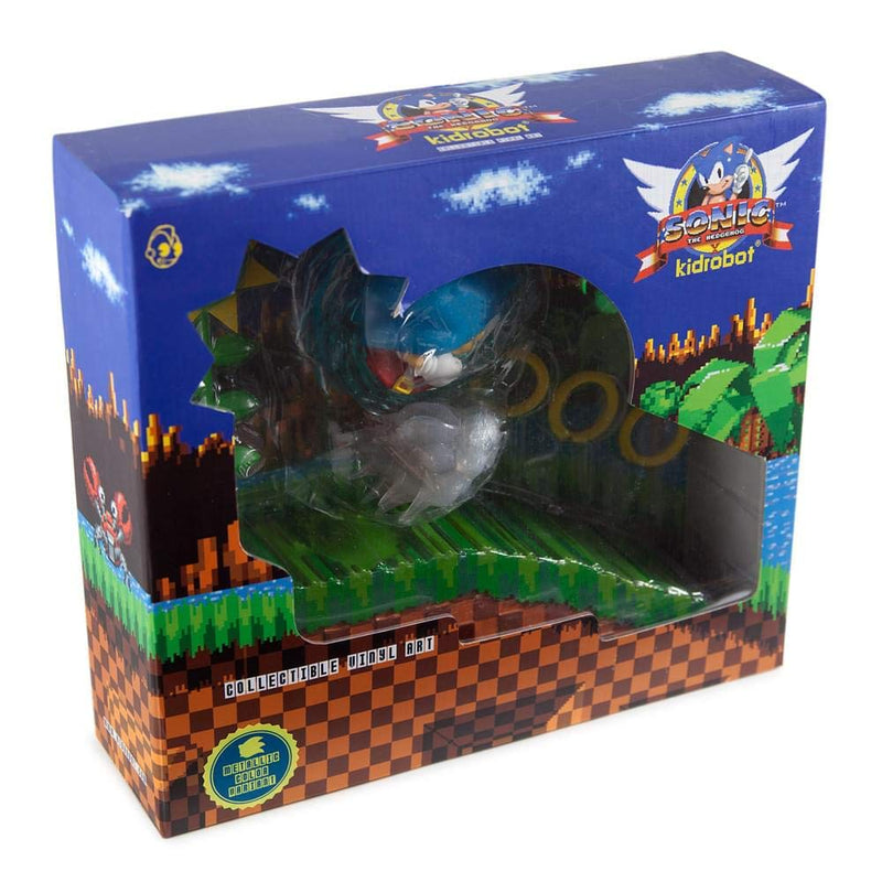 KIDROBOT SONIC THE HEDGEHOG MEDIUM FIGURE-BLUE 883975144784