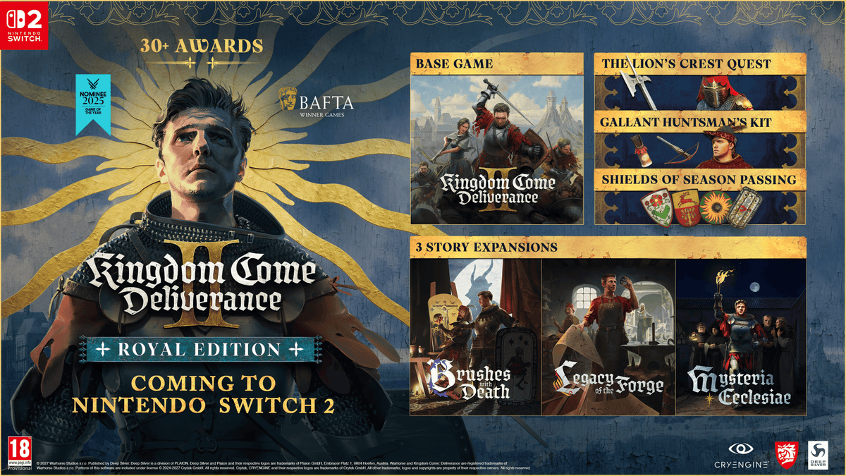 Kingdom Come Deliverance II - Royal Edition (Nintendo Switch 2) 4020628531362