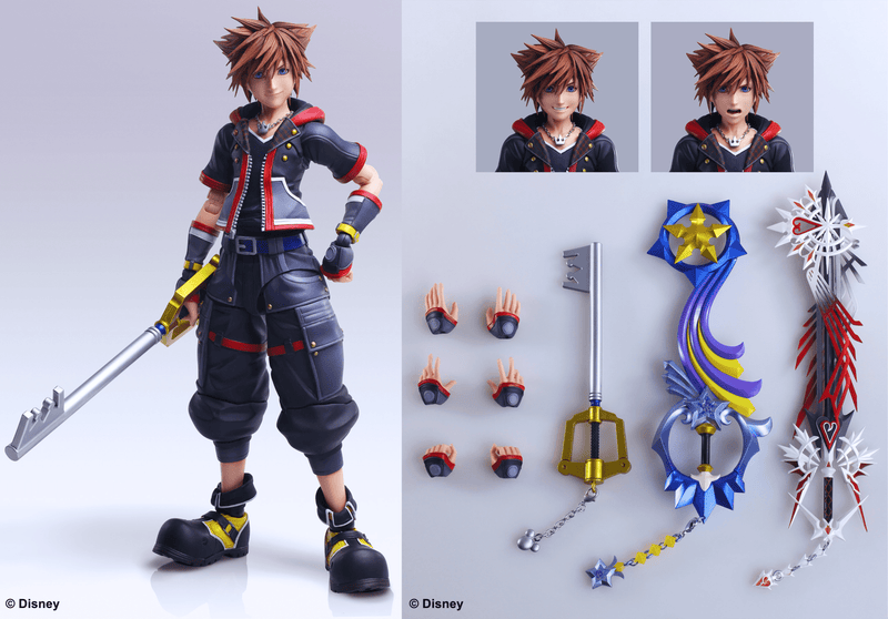 KINGDOM HEARTS III PLAY ARTS KAI ACTION FIGURE - SORA VER. 2 DELUXE figurica 4988601364041