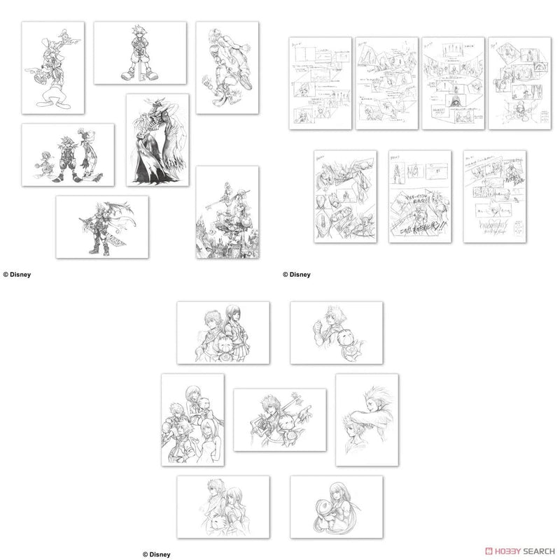 KINGDOM HEARTS POSTCARD SET B ILLUSTRATED BY TETSUYA NOMURA razglednice 4988601365345