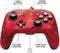 Kontroler PDP žični NINTENDO SWITCH FACEOFF DELUXE CONTROLLER + AUDIO PDP kamuflažno rdeč - POŠKODOVANA EMBALAŽA 3200000002319