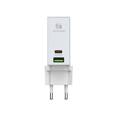 LDNIO CHARGER 2 PORT (1A1C) 65W 5V 3A A2620C POLNILEC 6933138691137