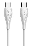 LDNIO CHARGING DATA CABLE (C-C) 65W 1M WHITE LC611C 6933138601099