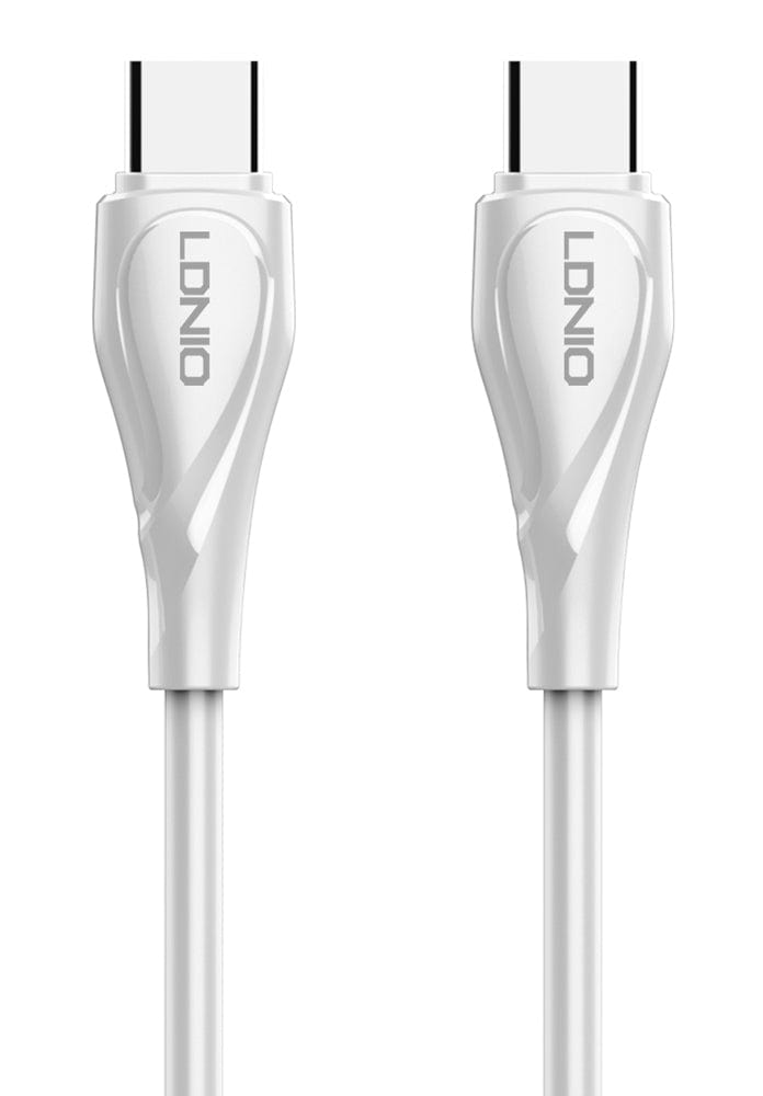 LDNIO CHARGING DATA CABLE (C-C) 65W 1M WHITE LC611C 6933138601099