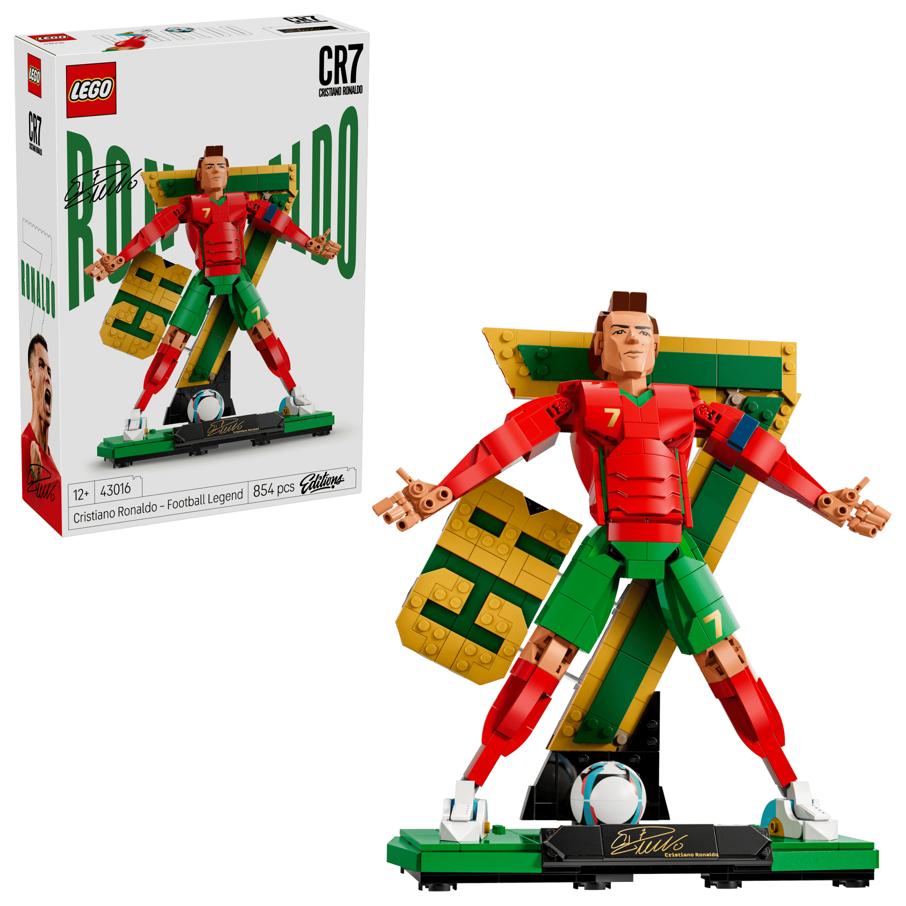 LEGO EDITIONS FOOTBALL - CRISTIANO RONALDO - FOOTBALL LEGEND #43016 5702018069561