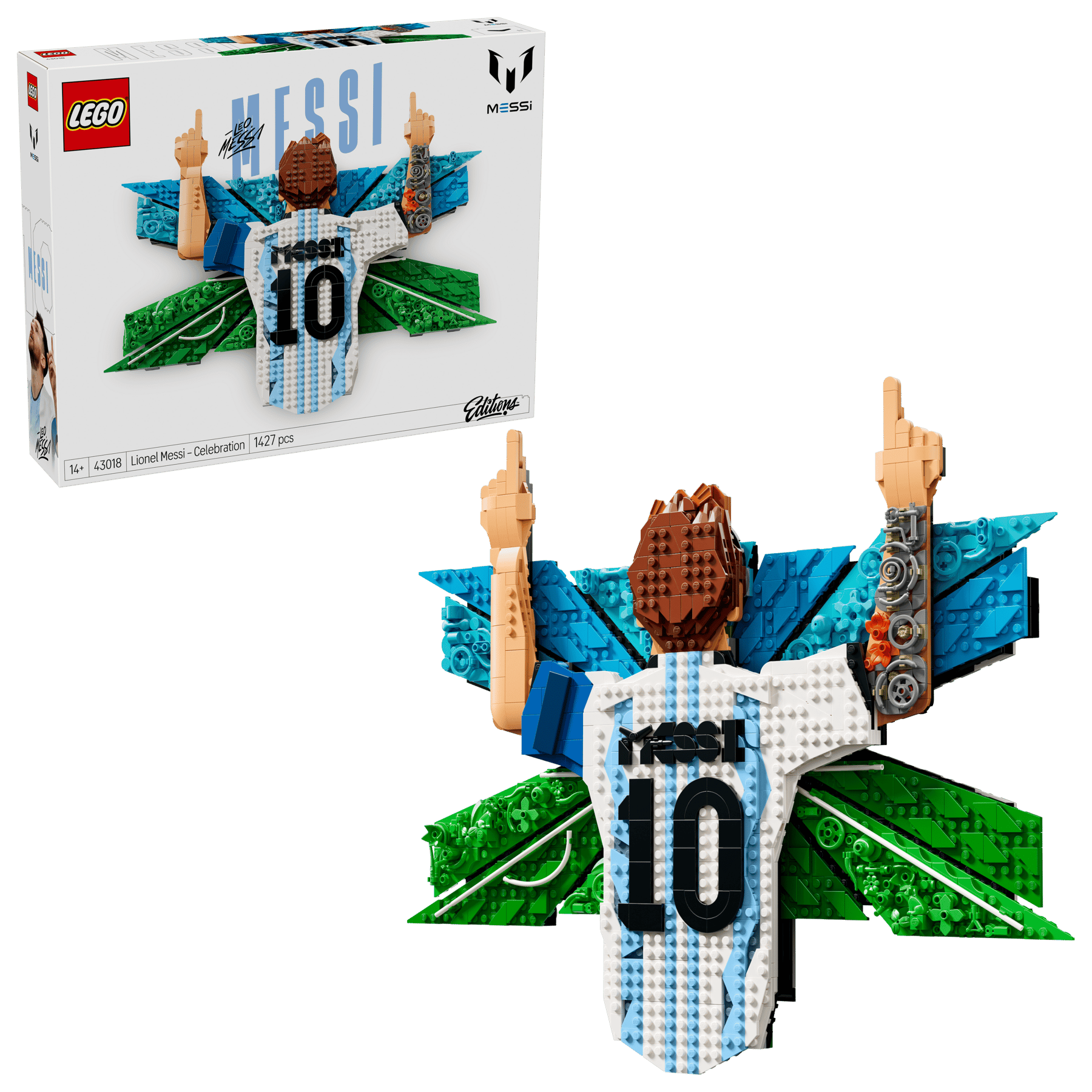 LEGO EDITIONS FOOTBALL - LIONEL MESSI CELEBRATION #43018 5702018069585