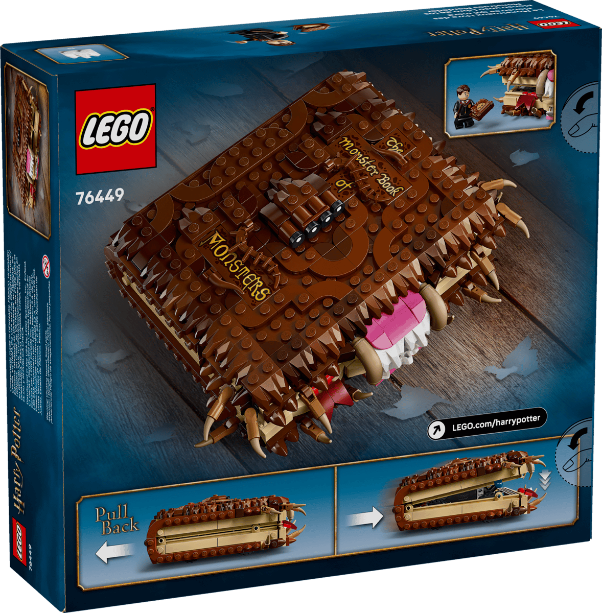 LEGO HARRY POTTER - CHOMPING MONSTER BOOK OF MONSTERS #76449 5702017812878