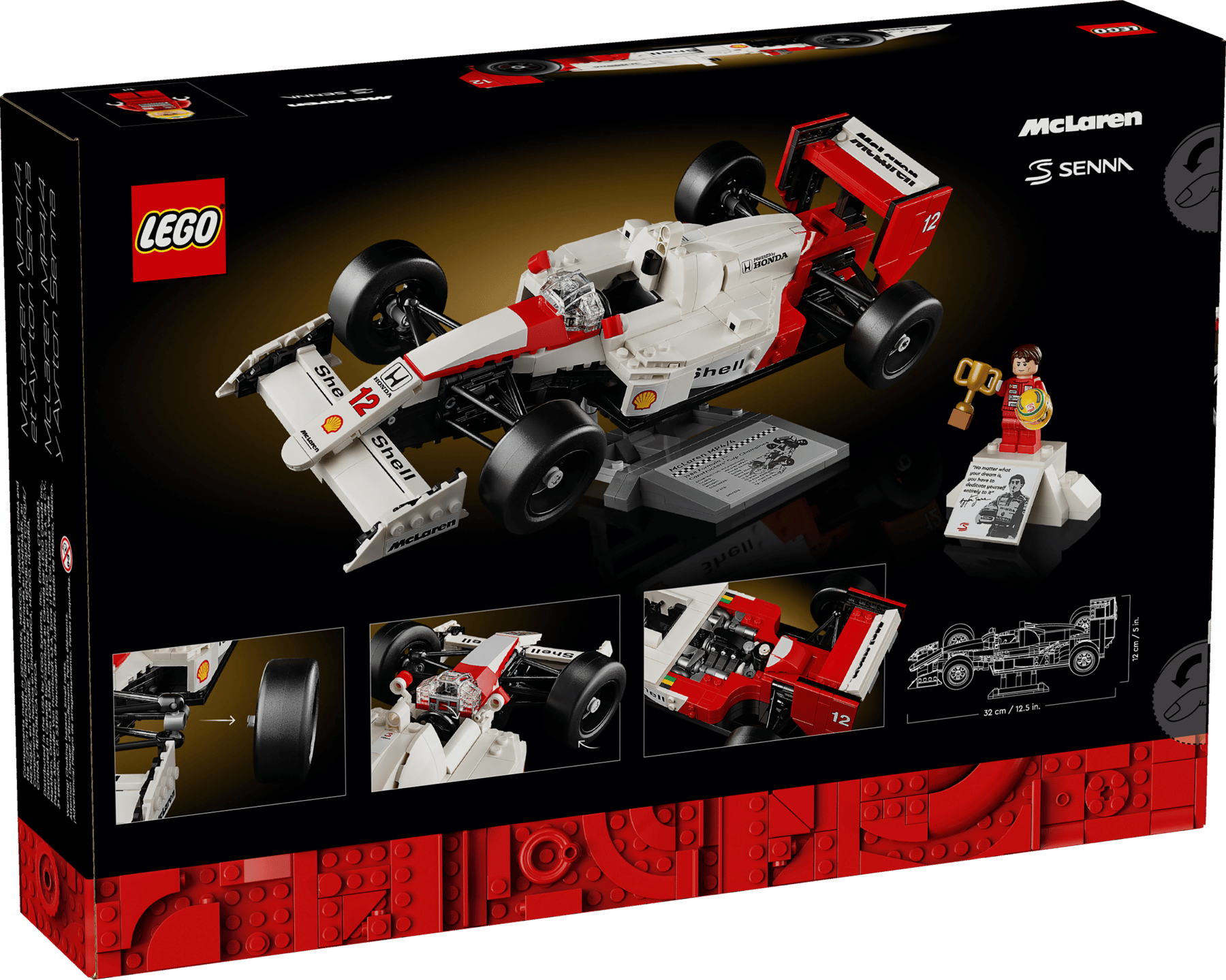 LEGO ICONS - MCLAREN MP4/4? AND? AYRTON SENNA #10330 5702017583495