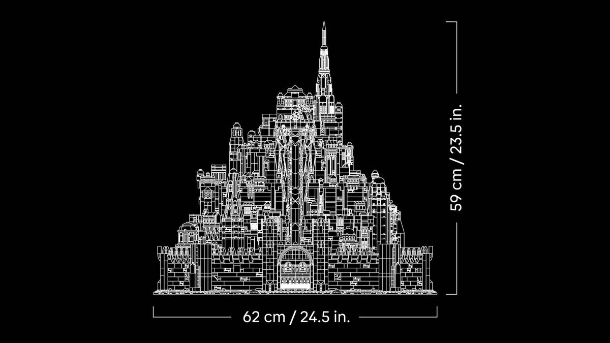 LEGO ICONS - THE LORD OF THE RINGS: MINAS TIRITH #11377 5702018069813