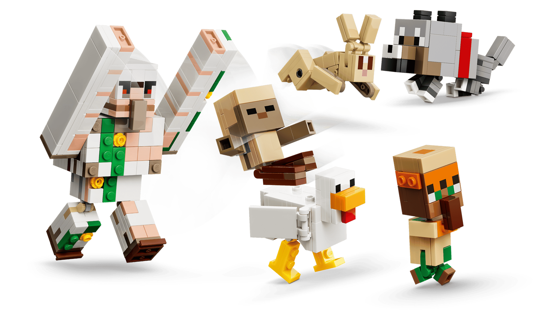 LEGO MINECRAFT - CHICKEN JOCKEY DESERT ATTACK #21592 5702018056011